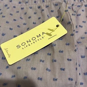 New Sonoma Sleep Shorts, 100% Cotton, Lavender, Size L, NWT & Never Worn